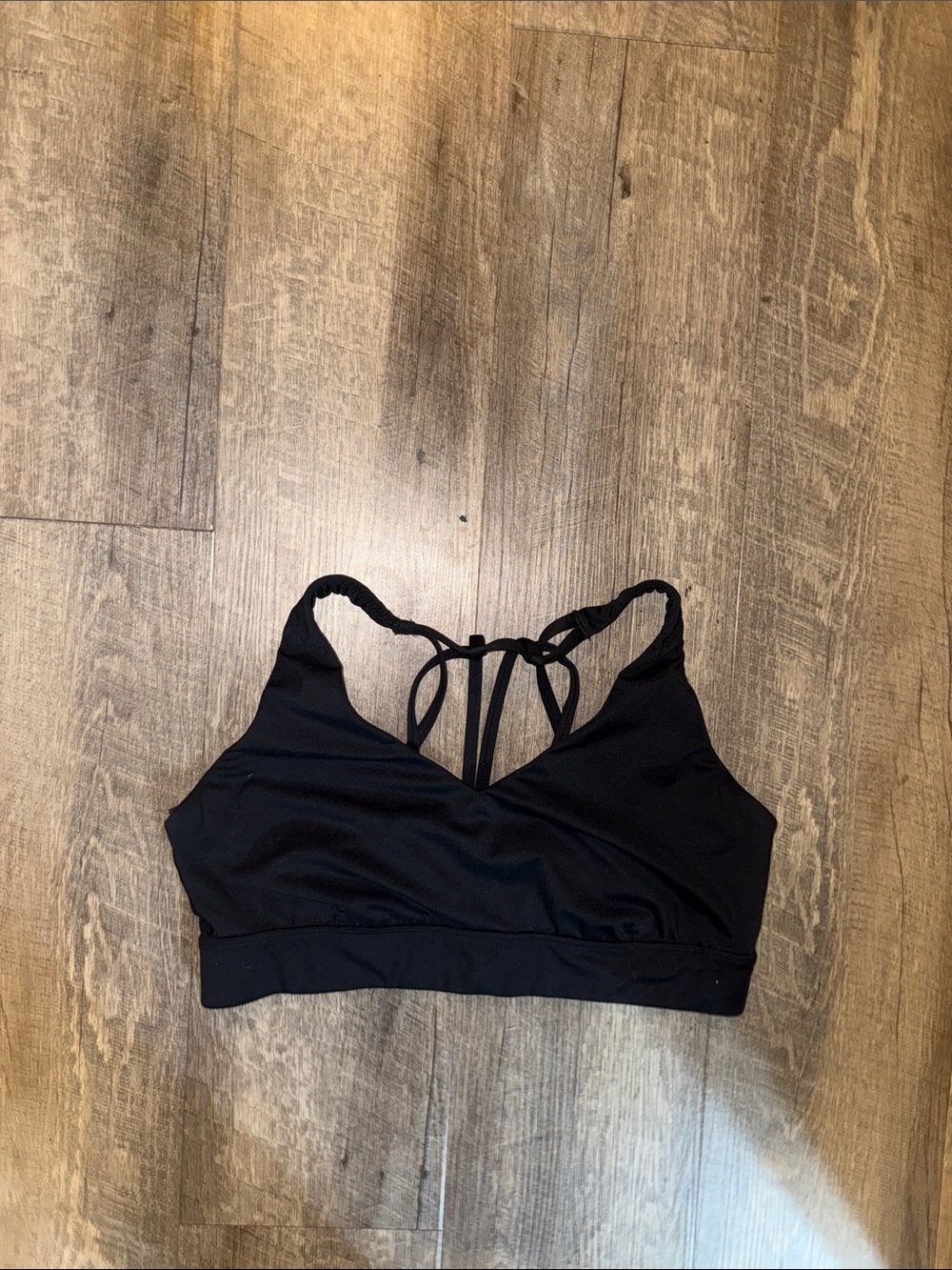all in motion Black Strappy Sports Bra